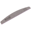 Kodi Professional Пилка для нігтів у формі "Півмісяць" №91, абразивність 150/150, серая