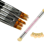 Пензлі для градієнту, аеропуфінг 