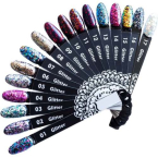 Гелі з блискітками, гліттером, з поталлю