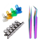 Зажими, пінцети, трубочки для нарощування