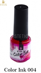 F.O.X Color Ink №004 Pink - акварельные чернила (розовый), 5 мл