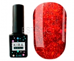 Гель-лак Kira Nails №095 (насичений червоний з мікроблиском), 6 мл