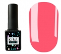 Гель-лак Kira Nails №096 (дуже яскравий рожевий, неоновий, емаль), 6 мл