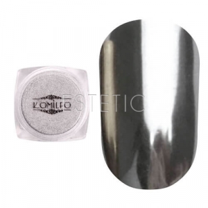 Komilfo Mirror Powder №001 - Зеркальная пудра (серебро), 0,5 г