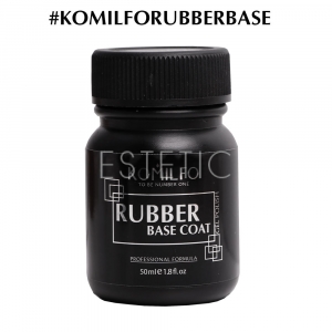 Komilfo Rubber Base Coat - каучукова база для гель-лаку, 50 мл (без пензлика)