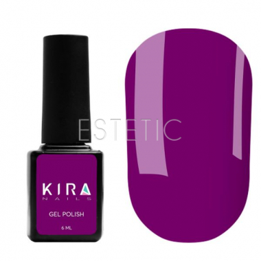 Гель-лак Kira Nails №102 (темная фуксия, эмаль), 6 мл