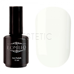 Гель-лак Komilfo Deluxe Series №D003 (білий, емаль),15 мл