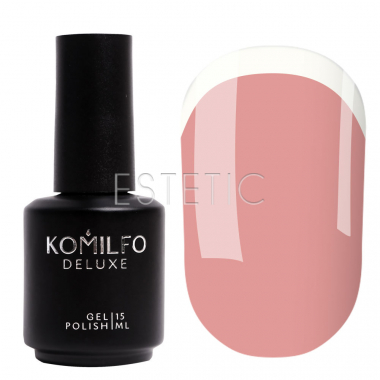 Гель-лак Komilfo French Collection №F006 (облачно-розовый, эмаль, для френча), 15 мл