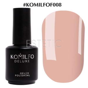 Гель-лак Komilfo French Collection №F008 (светлый пастельно-розовый, для френча), 15 мл