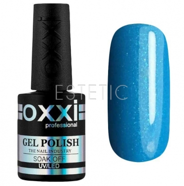 Гель-лак OXXI Professional №152 (яскраво-блакитний, з мікроблиском), 10мл