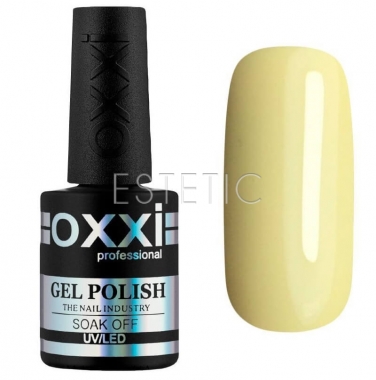 Гель-лак OXXI Professional №191 (блідно-жовтий, емаль), 10мл