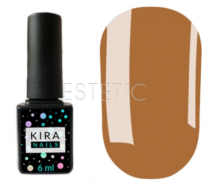 Гель-лак Kira Nails №117 (коричневий, емаль), 6 мл