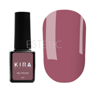 Гель-лак Kira Nails №120 (красно-коричневый, эмаль), 6 мл