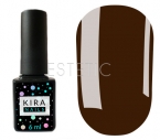 Гель-лак Kira Nails №121 (темно-шоколадний, емаль), 6 мл