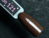Фото 2 - Гель-лак Kira Nails №121 (темно-шоколадный, эмаль), 6 мл