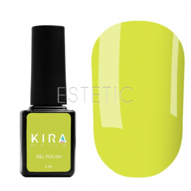 Гель-лак Kira Nails №125 (приглушенный светло-зеленый, эмаль), 6 мл