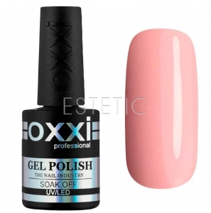 Гель-лак OXXI Professional №201 (персиково-рожевий, емаль), 10мл