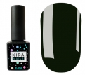 Гель-лак Kira Nails №128 (дуже темний зелений, емаль), 6 мл