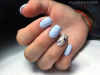 Фото 4 - Гель-лак Kira Nails №132 (ніжно-блакитний, емаль), 6 мл