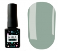 Гель-лак Kira Nails №134 (зелено-серый, эмаль), 6 мл