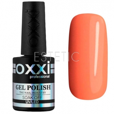 Гель-лак OXXI Professional №185 (ярко-оранжевый, неоновый), 10мл