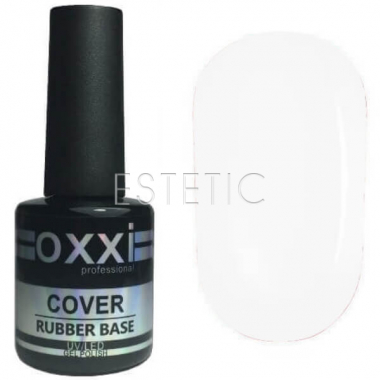 OXXI Professional Cover Base №05 - камуфлююча база-корректор для гель-лаку (молочно-біла),10 мл