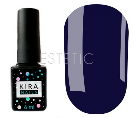 Гель-лак Kira Nails №136 (ультрамарин, емаль), 6 мл