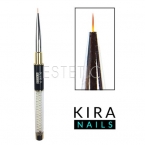 Kira Nails Liner 9 (Nylon) - Пензлик для тонких ліній