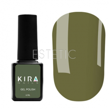 Гель-лак Kira Nails №148 (темно-зеленый, эмаль), 6 мл