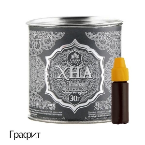 Grand Henna Хна для окрашивания бровей и биотатуажа (графит), 30 г