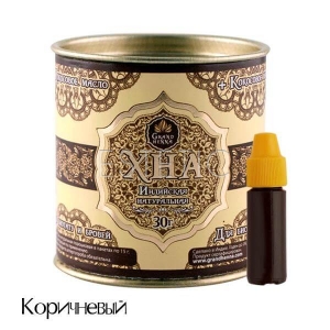Grand Henna Хна для окрашивания бровей и биотатуажа (коричневый), 30 г