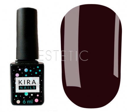 Гель-лак Kira Nails №152 (фиолетово-коричневый, эмаль), 6 мл