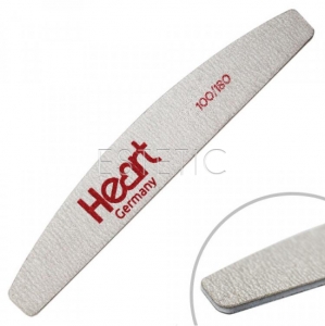 Heart Пилка для нігтів Half TITAN 100/180, сіра