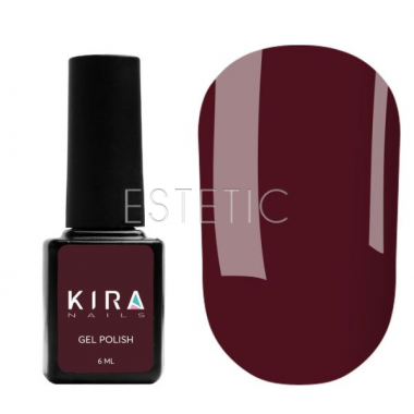 Гель-лак Kira Nails №154 (темно-коричневый, эмаль), 6 мл