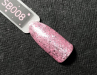 Фото 2 - Гель-лак Kira Nails Shine Bright №SB008 (розовый с блестками), 6 мл