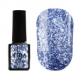 Гель-лак Kira Nails Shine Bright №SB010 (голубой с блестками), 6 мл