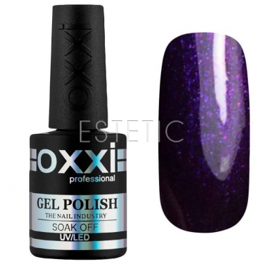 Гель-лак OXXI Professional №042 (темно-фіолетовий, з рожевим мікроблеском), 10мл