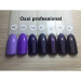 Фото 3 - Гель-лак OXXI Professional №042 (темно-фиолетовый, с розовым микроблеском), 10мл