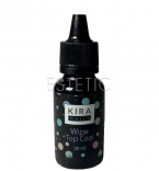 Kira Nails Wipe Top Coat - Закрепитель для гель-лака с липким слоем, 30 мл