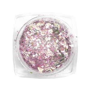 Komilfo блесточки MIX chameleon 005, микс размеров, (розовый/желтый/зеленый), 1,5 г