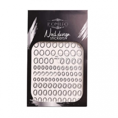Komilfo Nail Design Sticker №KNS-003S - гибкие наклейки для дизайна ногтей