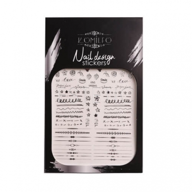 Komilfo Nail Design Sticker №KNS-004S - гибкие наклейки для дизайна ногтей