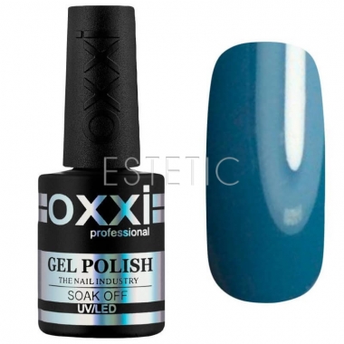 Гель-лак OXXI Professional №062 (приглушений сіро-синій, емаль), 10мл