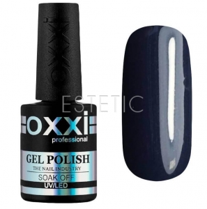 Гель-лак OXXI Professional №121 (темный серо-синий, с микроблеском), 10 мл