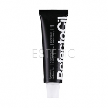 RefectoCil Eyelash&Eyebrow Tint №1 Pure Black - Краска для бровей и ресниц (черный),15 мл