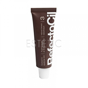 RefectoCil Eyelash&Eyebrow Tint №3 Natural Brown - Фарба для брів та вій (натуральний коричневий), 15 мл