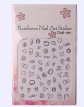 Komilfo Nail Art Sticker - наклейки для дизайна ногтей F220 черные