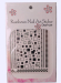Фото 1 - Komilfo Nail Art Sticker - наклейки для дизайна ногтей F306 квадратики, серебро