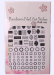 Фото 1 - Komilfo Nail Art Sticker - наклейки для дизайна ногтей F545 черные