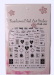 Фото 1 - Komilfo Nail Art Sticker - наклейки для дизайна ногтей F546 черные